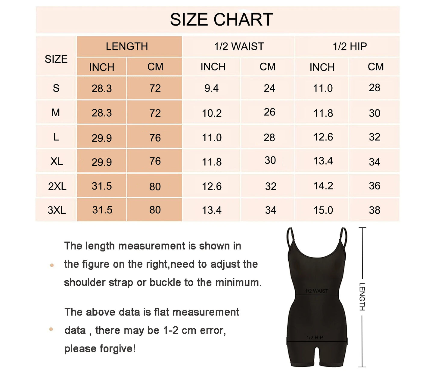 CurveLift Seamless Sculpting Bodysuit Shaper