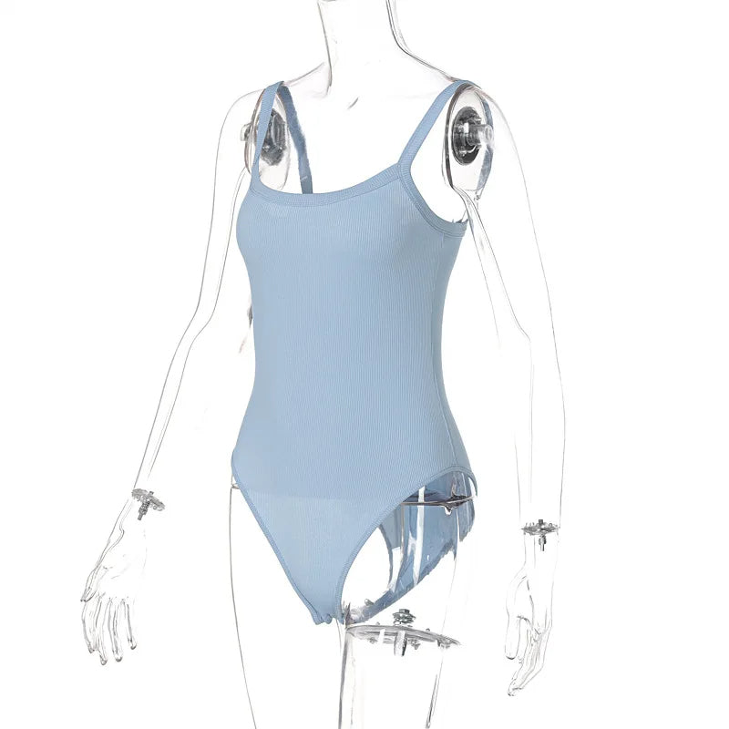 CurveLift Slim Strap Bodycon Bodysuit