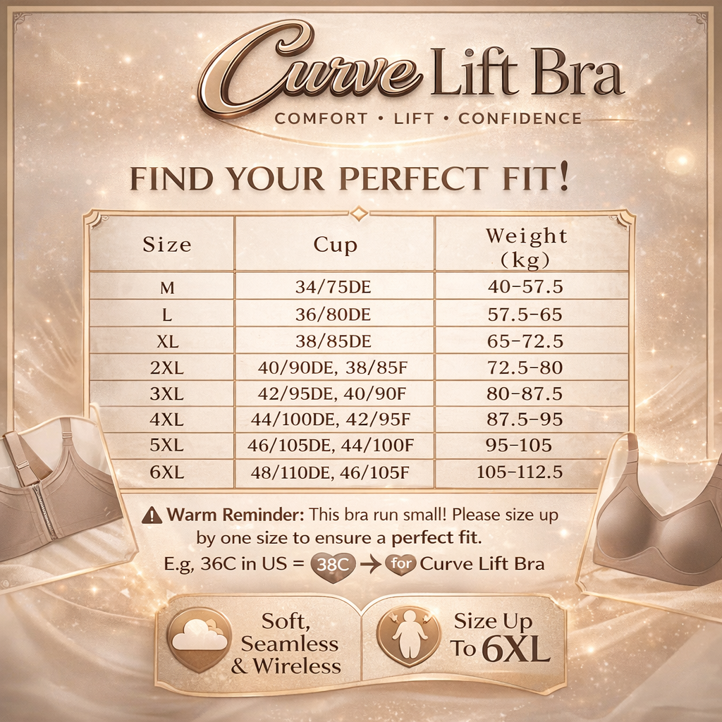 CurveLift Seamless Push Up Bra