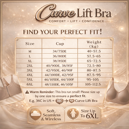 CurveLift Seamless Push Up Bra