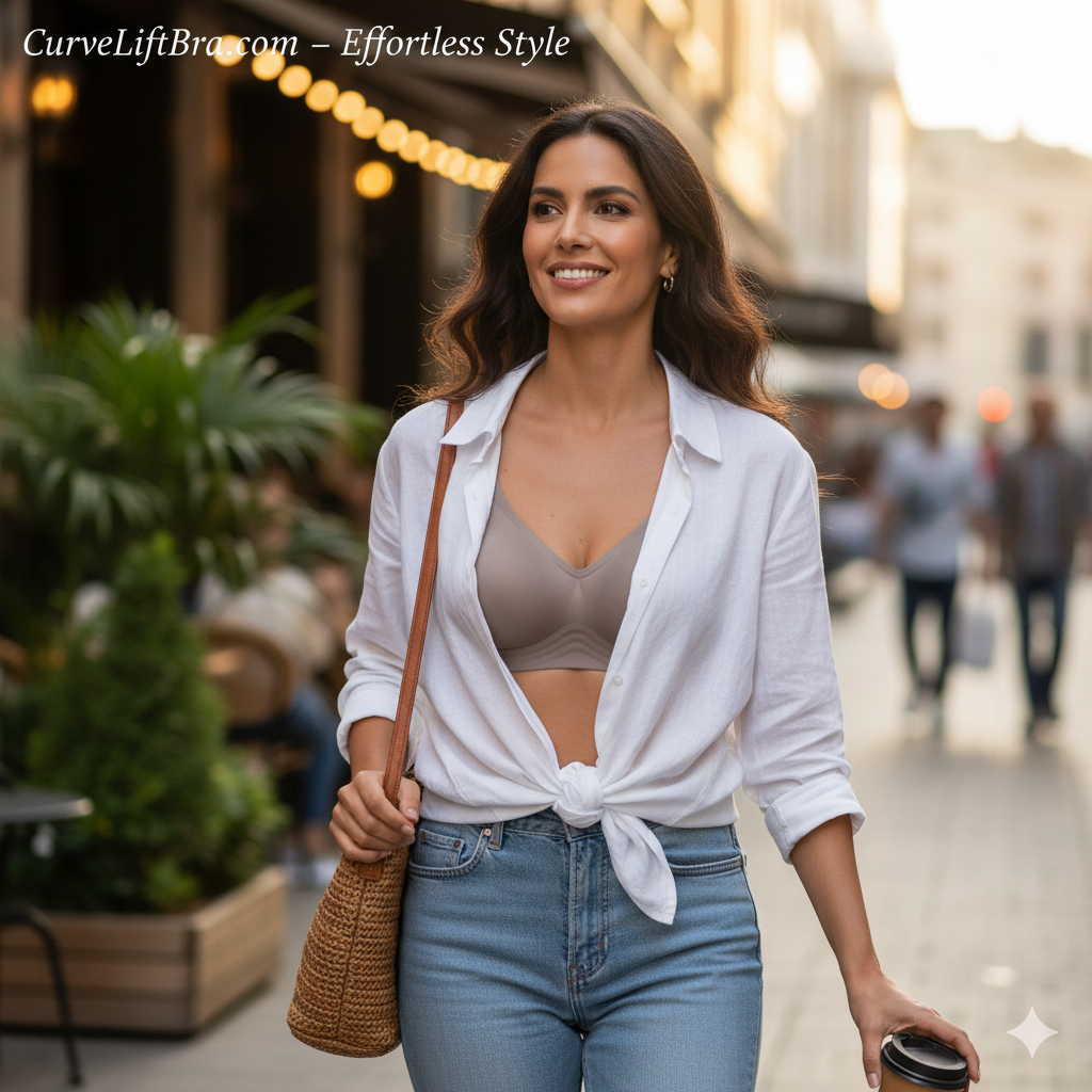 CurveLift Seamless Push Up Bra