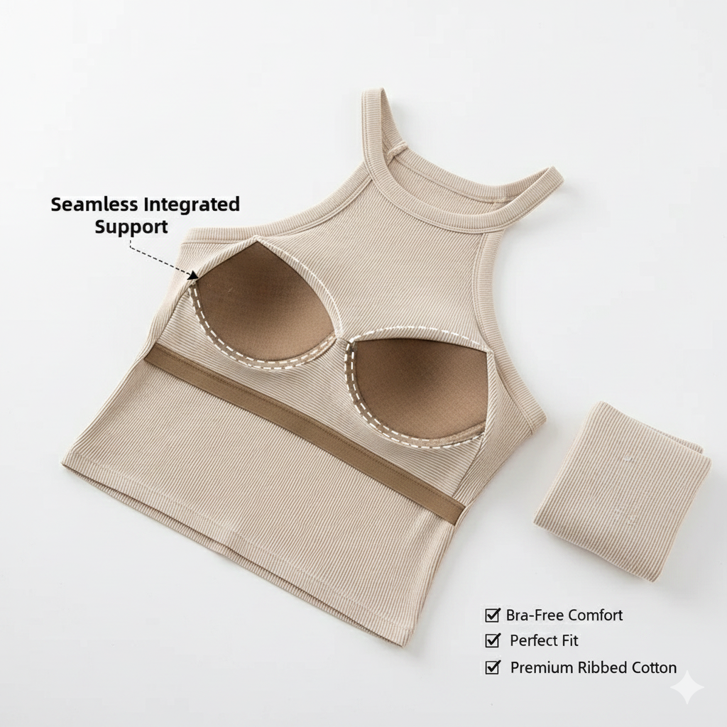 CurveLift Halter Camisole Top