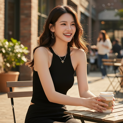 CurveLift Halter Camisole Top
