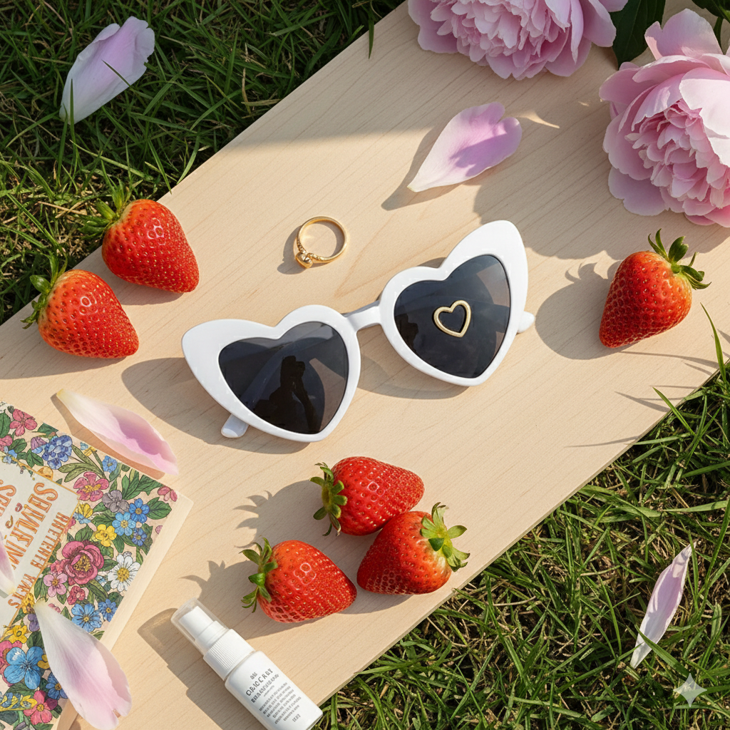 CurveLift Retro Heart Shine Shades
