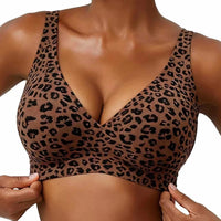 Brown leopard print