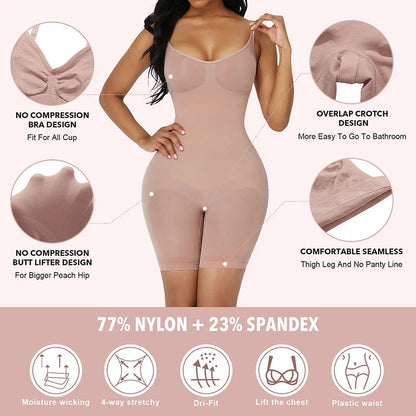 CurveLift Seamless Sculpting Bodysuit Shaper