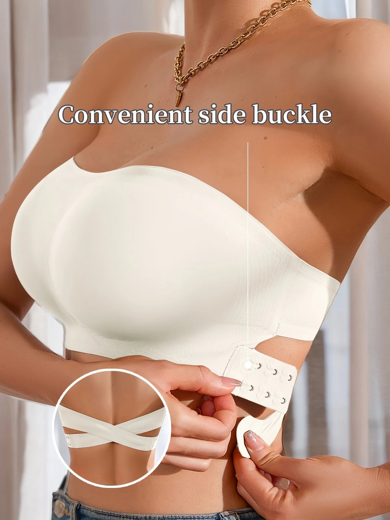 CurveLift Seamless Strapless Comfort Bra