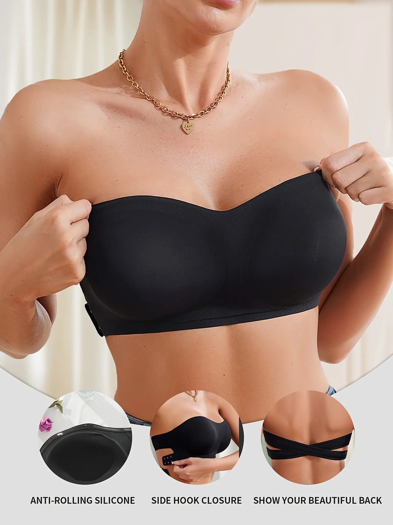 CurveLift Seamless Strapless Comfort Bra