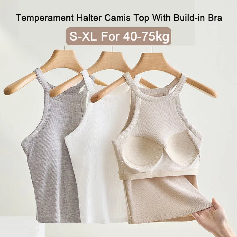 CurveLift Halter Camisole Top