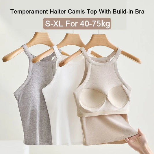 CurveLift Halter Camisole Top